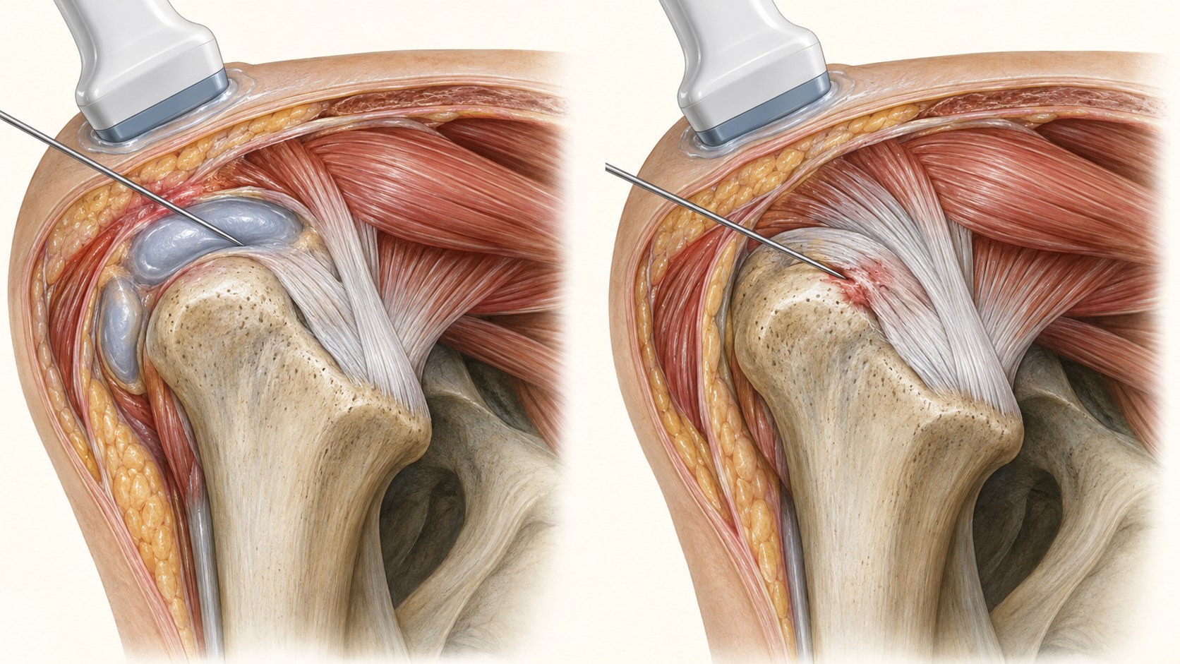 Different lateral hip treatment targets.